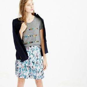 SOLD J. Crew Jeweled Striped Tee Shirt